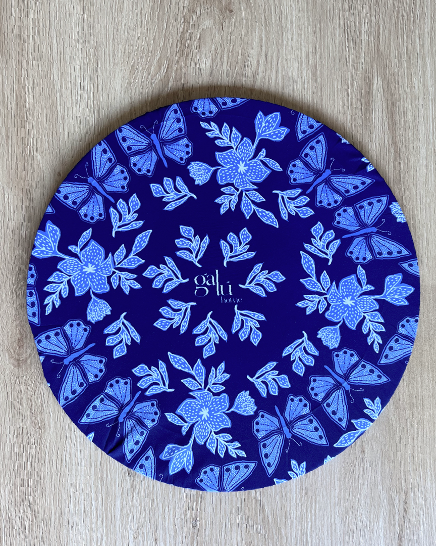 Individuales Morpho Light Blue/Navy