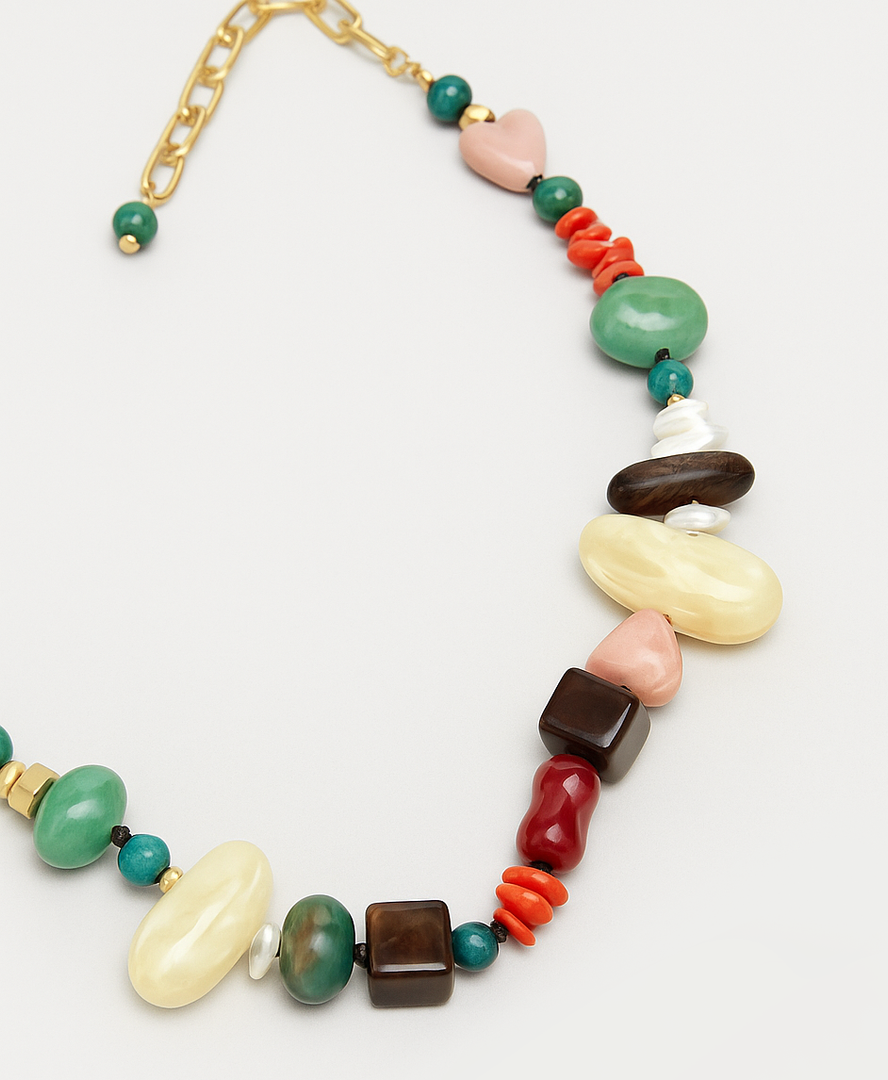 COLLAR MULTI BEADS