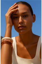 Load image into Gallery viewer, SET DE 3 PULSERAS MARMOLEADAS
